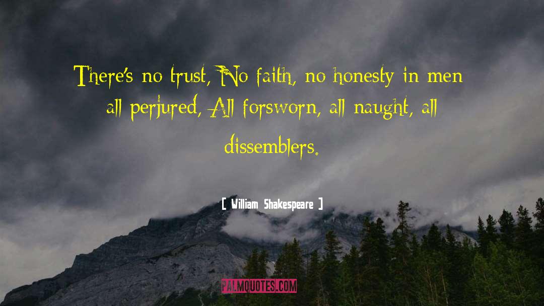 Trust Honesty quotes by William Shakespeare