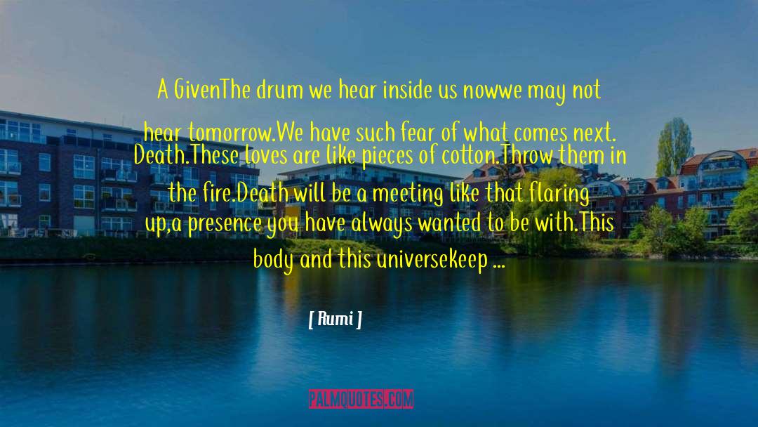 Trust In The Unknown quotes by Rumi