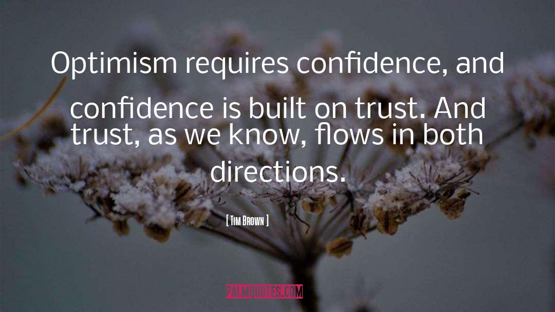 Trust quotes by Tim Brown