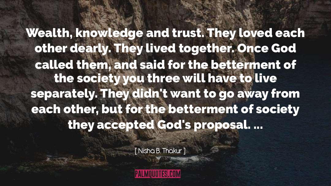 Trust quotes by Nisha B. Thakur