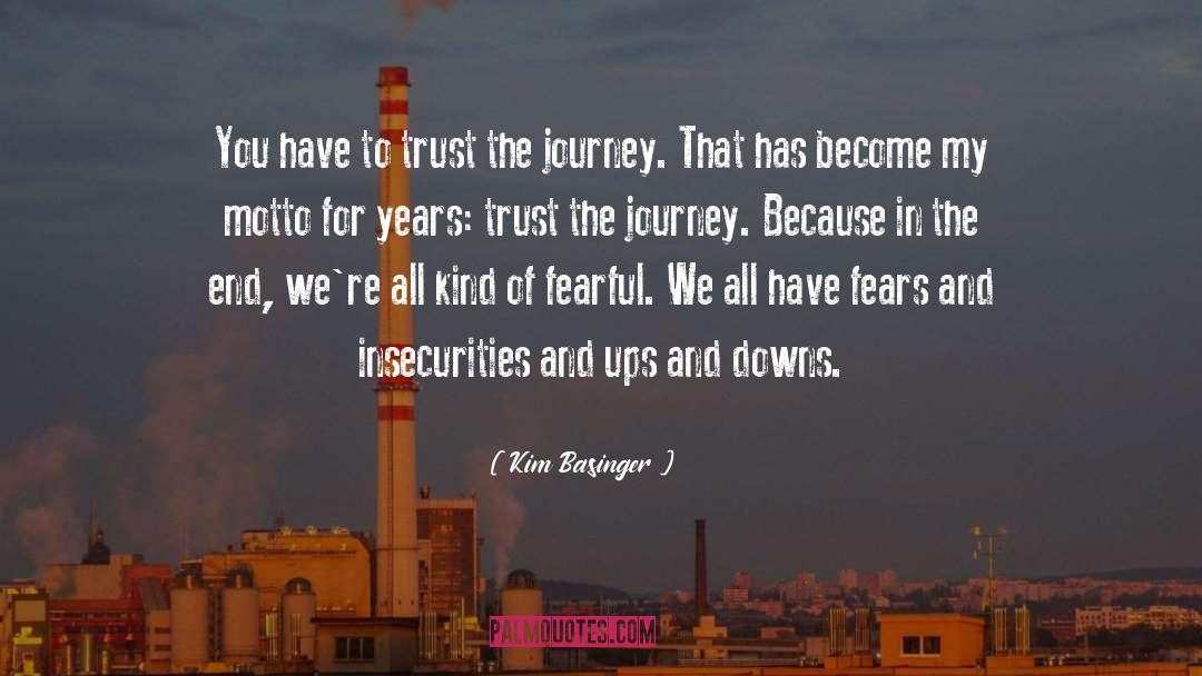 Trust The Journey quotes by Kim Basinger