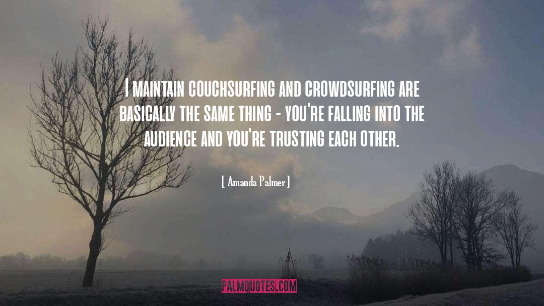 Trusting Each Other quotes by Amanda Palmer