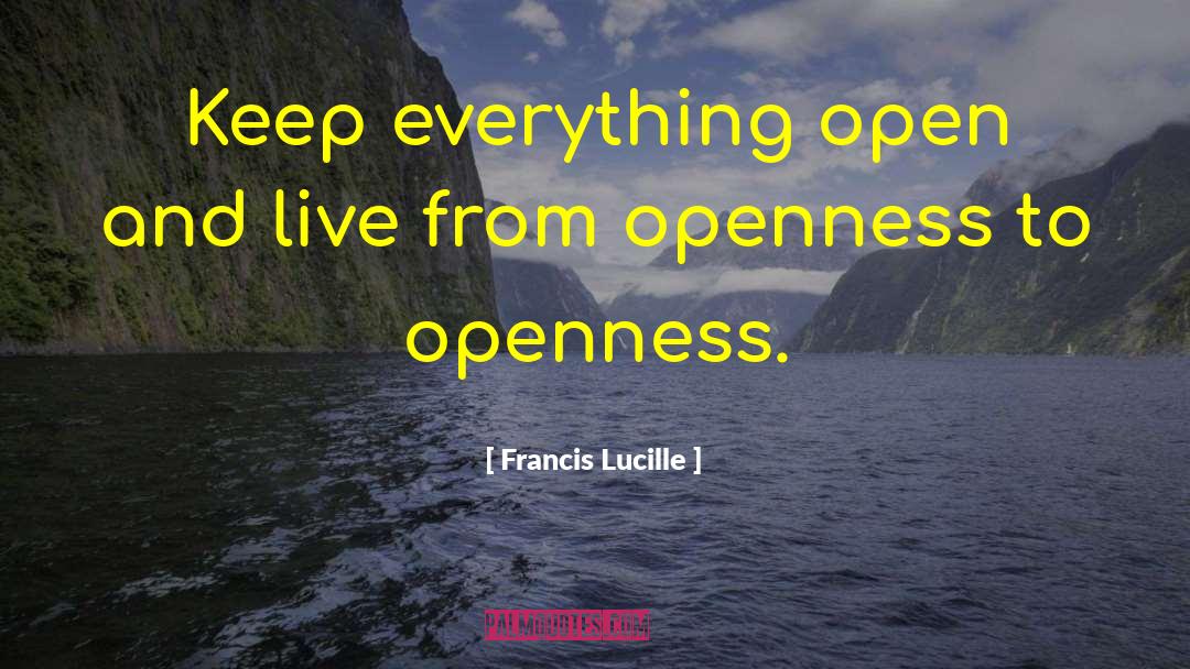 Trusting Life quotes by Francis Lucille