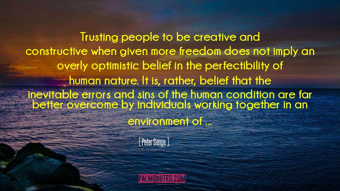 Trusting People quotes by Peter Senge