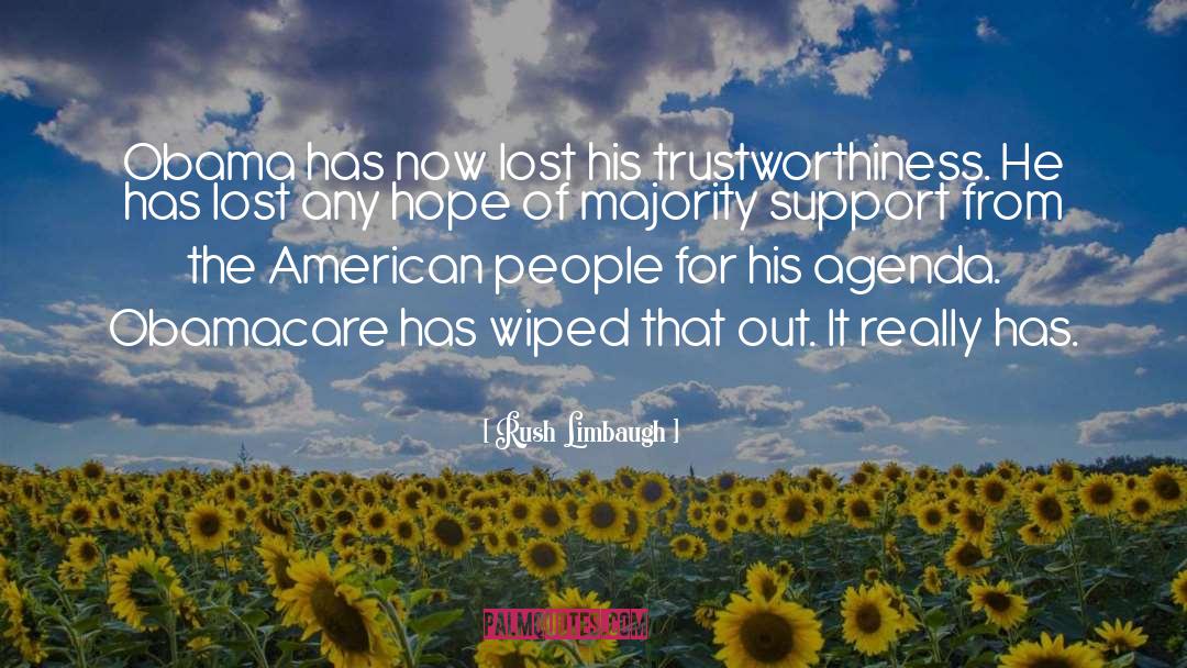 Trustworthiness quotes by Rush Limbaugh