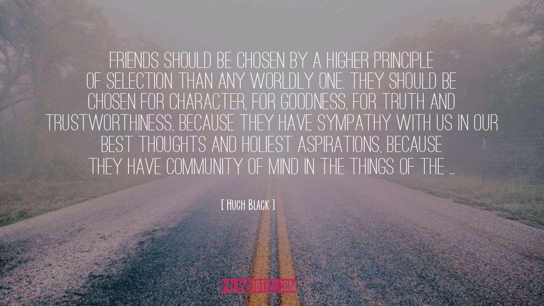 Trustworthiness quotes by Hugh Black