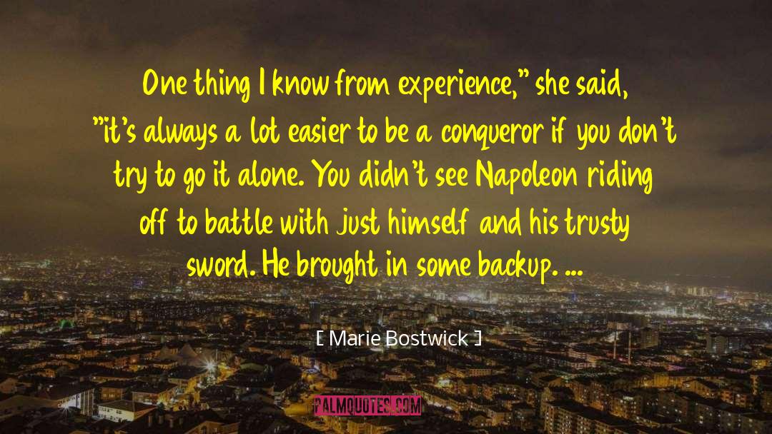 Trusty quotes by Marie Bostwick