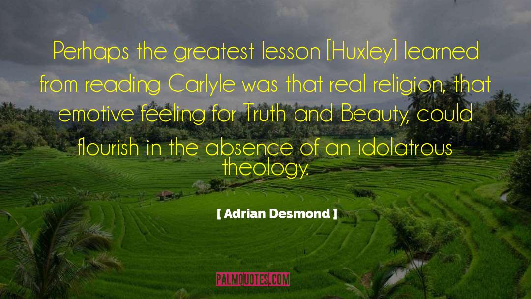 Truth And Beauty quotes by Adrian Desmond