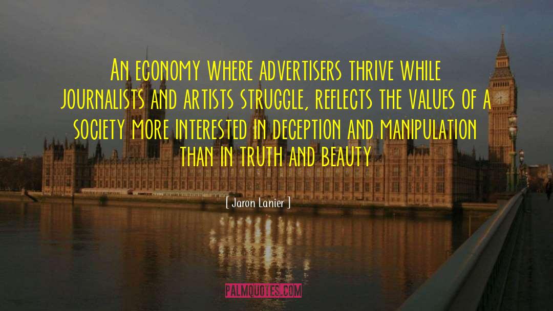 Truth And Beauty quotes by Jaron Lanier