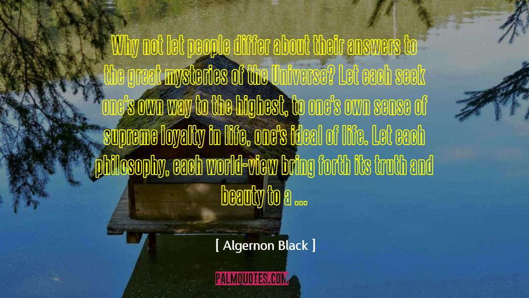 Truth And Beauty quotes by Algernon Black
