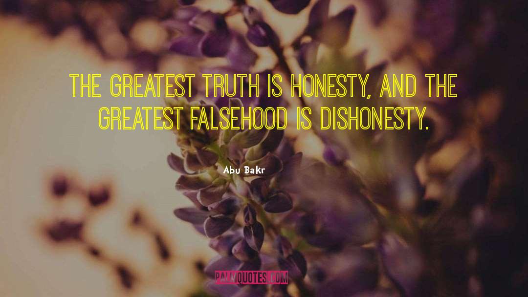 Truth And Falsehood quotes by Abu Bakr