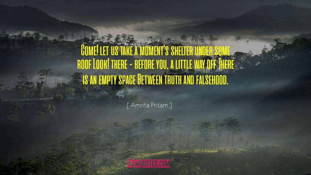 Truth And Falsehood quotes by Amrita Pritam