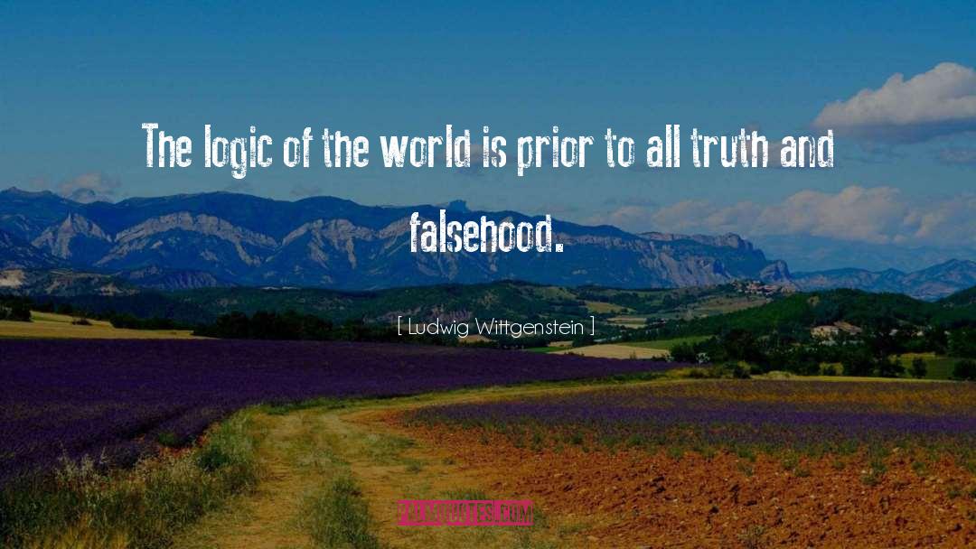 Truth And Falsehood quotes by Ludwig Wittgenstein