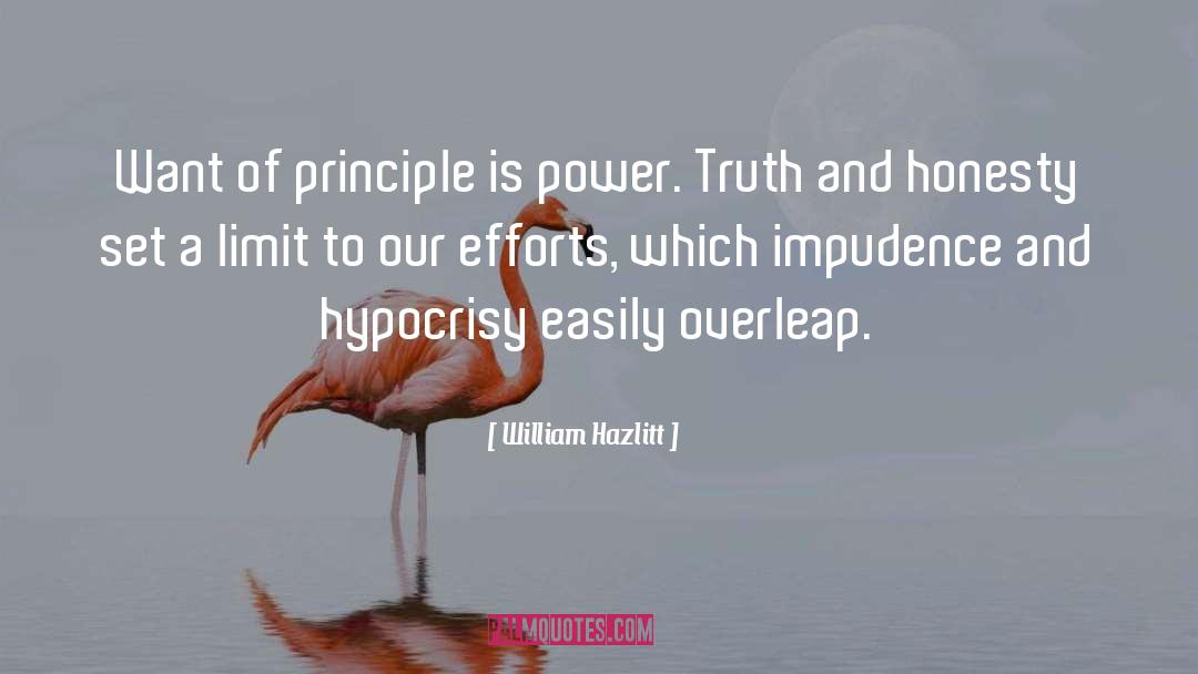 Truth And Honesty quotes by William Hazlitt