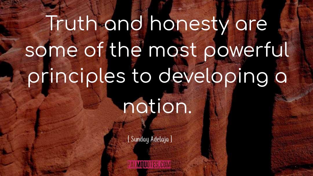 Truth And Honesty quotes by Sunday Adelaja