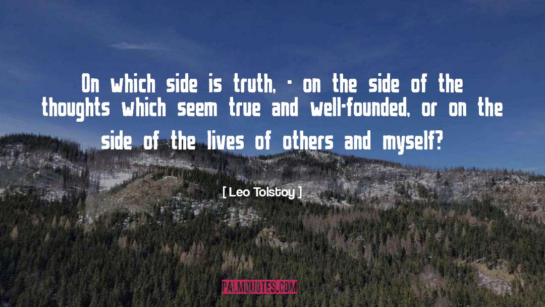 Truth And Reality quotes by Leo Tolstoy