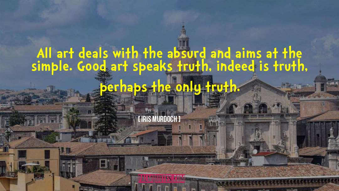 Truth Art quotes by Iris Murdoch