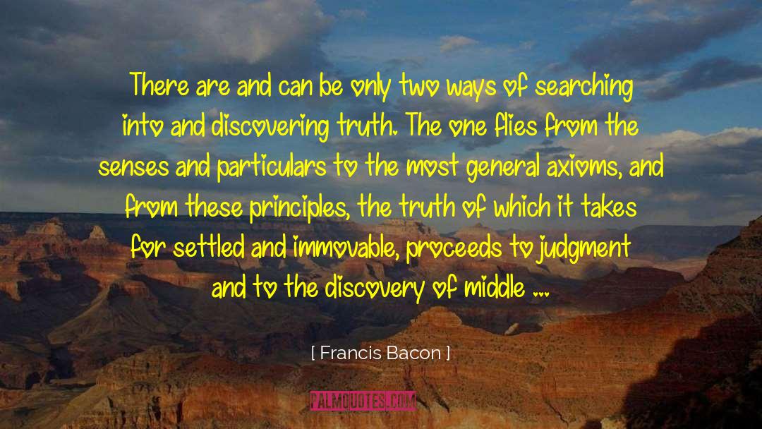 Truth Discovery quotes by Francis Bacon