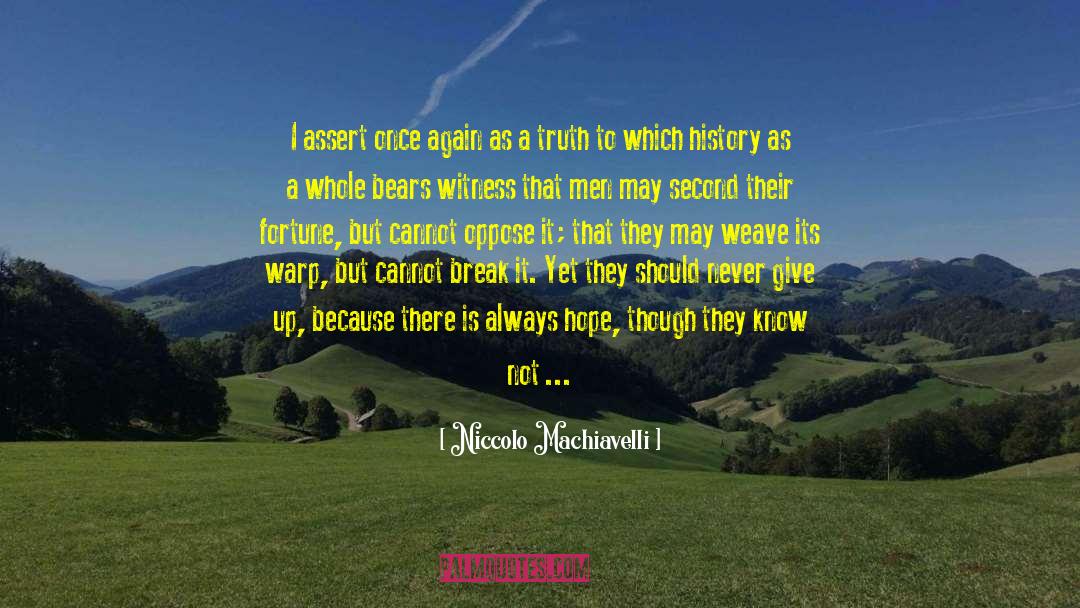 Truth Hurts quotes by Niccolo Machiavelli