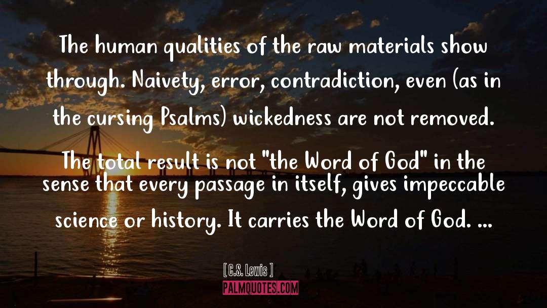 Truth Of God S Word quotes by C.S. Lewis