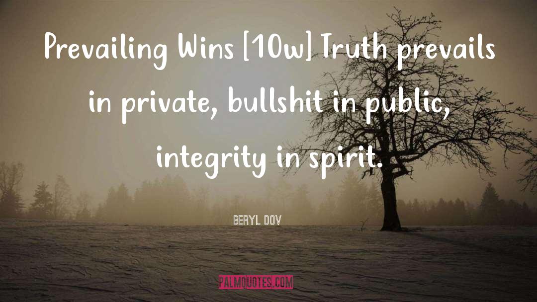 Truth Prevails quotes by Beryl Dov
