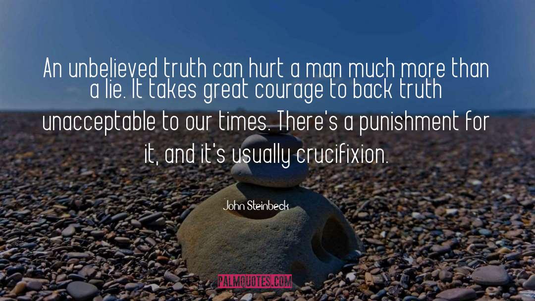 Truth Telling quotes by John Steinbeck