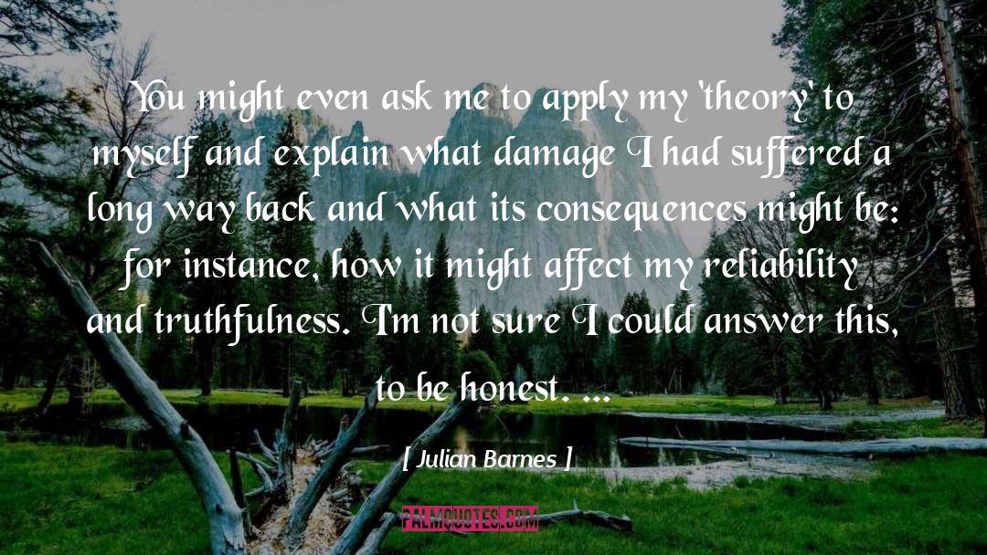 Truthfulness quotes by Julian Barnes