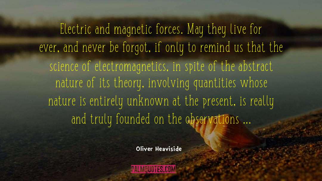 Truxell Electric quotes by Oliver Heaviside