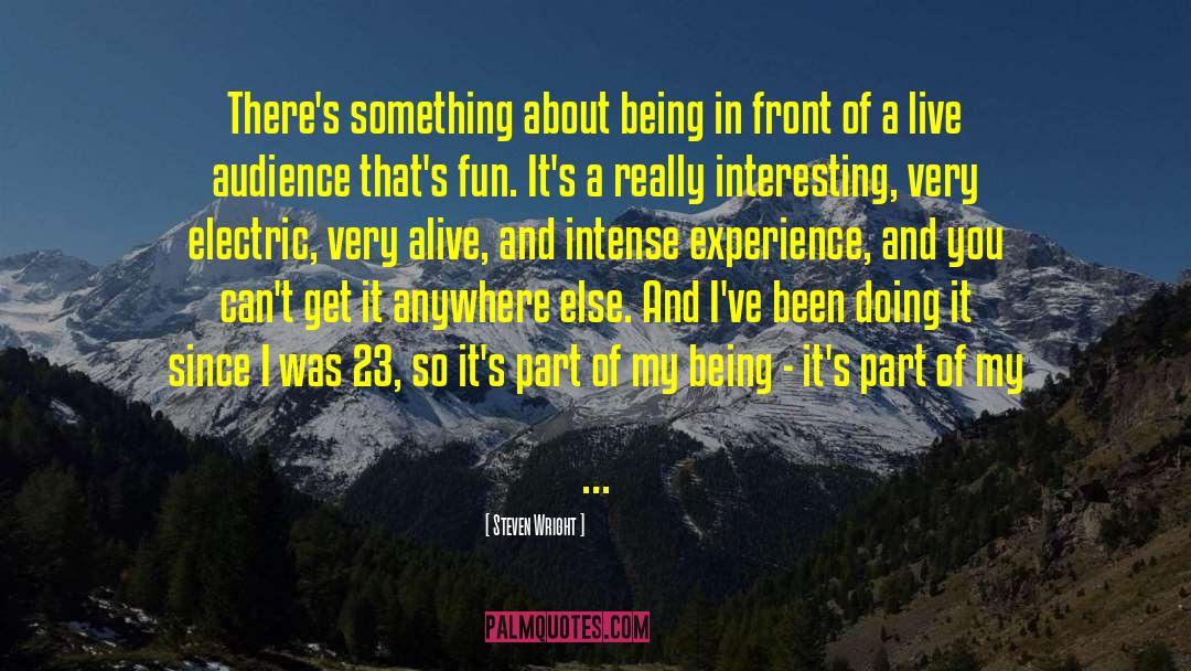 Truxell Electric quotes by Steven Wright