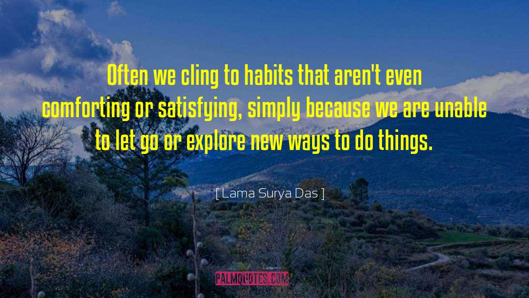 Try New Things quotes by Lama Surya Das