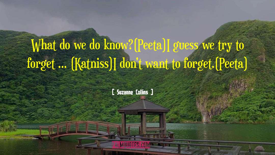 Try To Forget quotes by Suzanne Collins