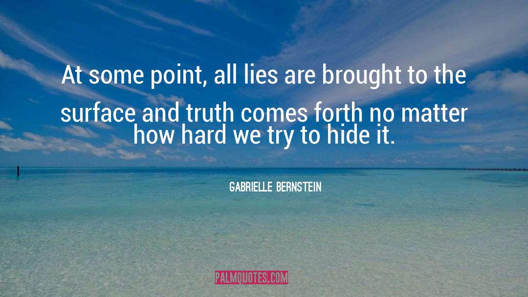 Try To Hide Something quotes by Gabrielle Bernstein