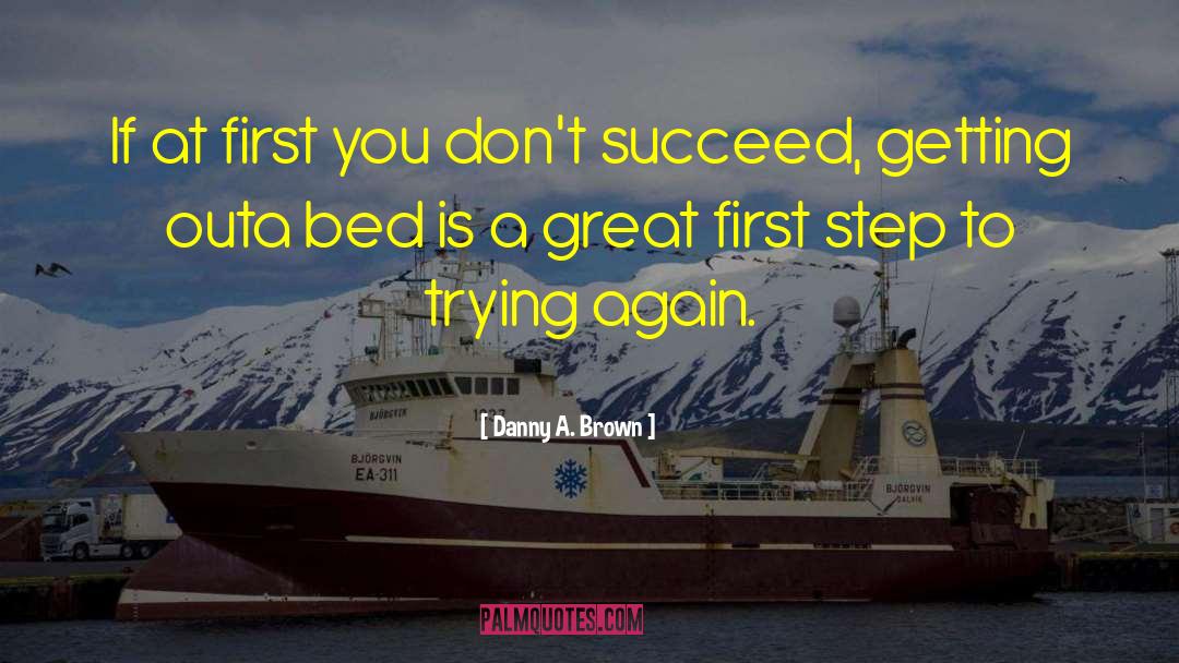 Trying Again quotes by Danny A. Brown