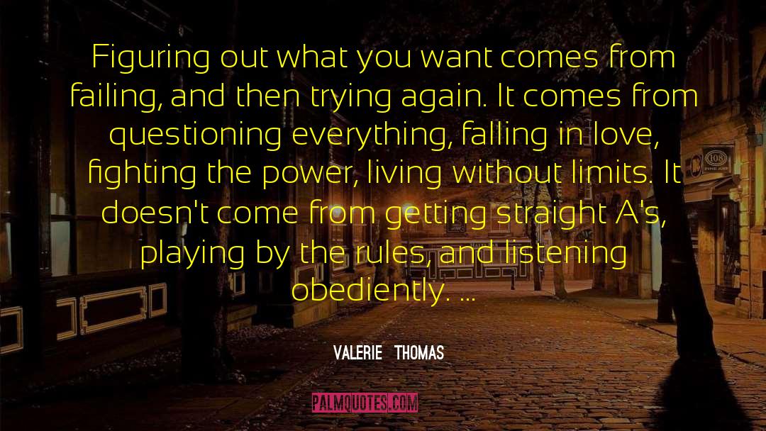 Trying Again quotes by Valerie  Thomas