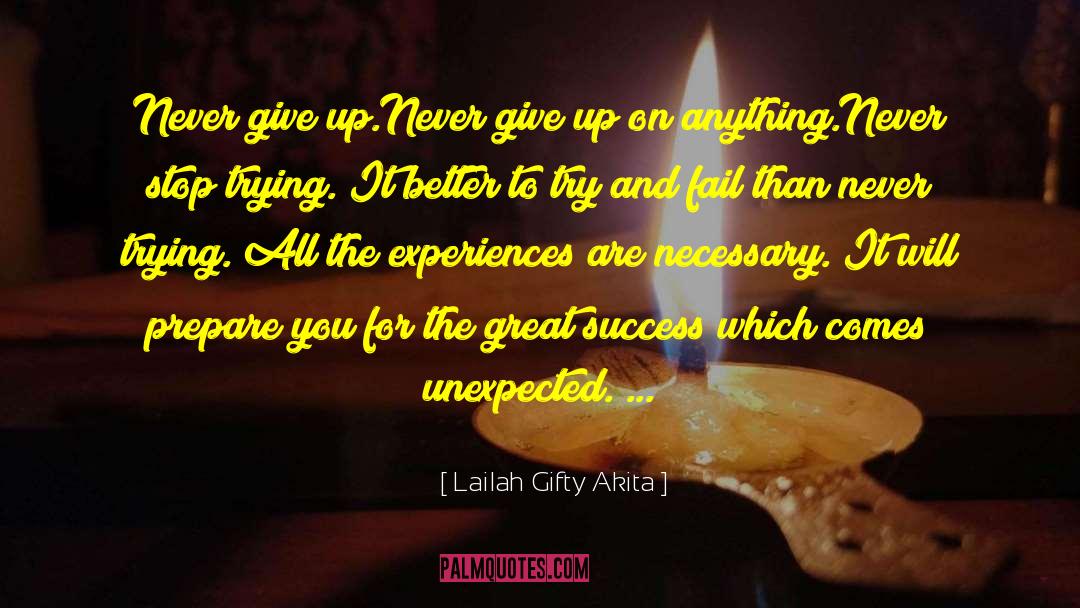 Trying Hard quotes by Lailah Gifty Akita