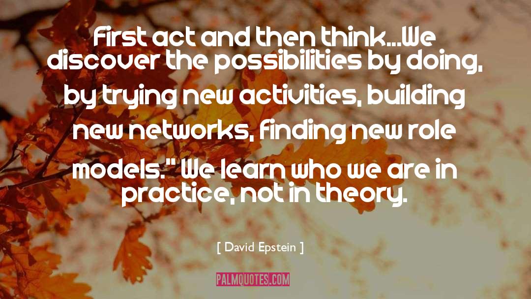 Trying New Things quotes by David Epstein