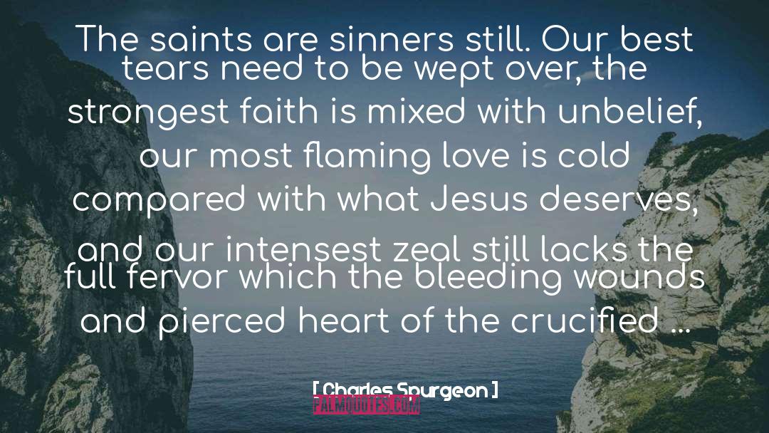 Trying Our Best quotes by Charles Spurgeon