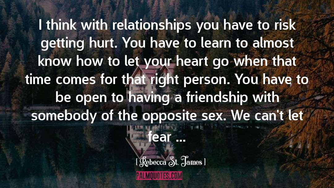 Trying To Let Go quotes by Rebecca St. James