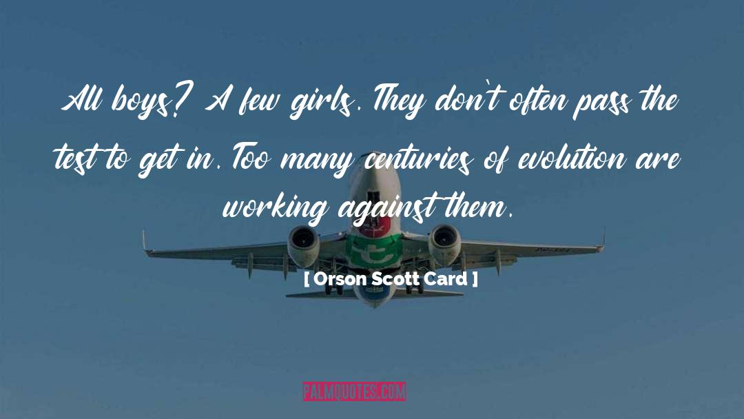Trystan Scott quotes by Orson Scott Card