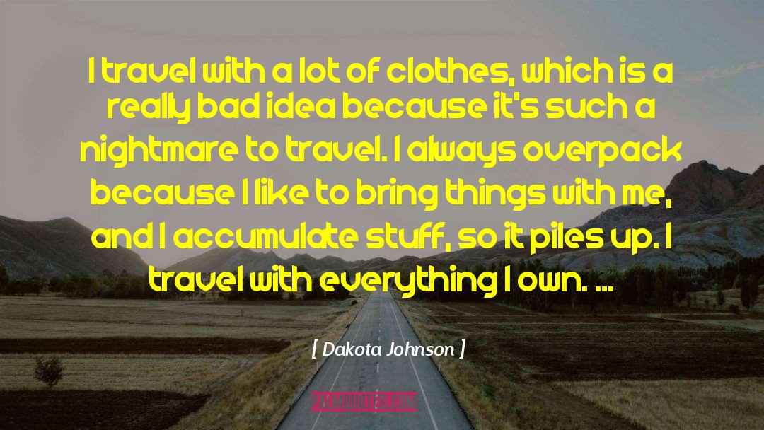 Tsagaris Travel quotes by Dakota Johnson