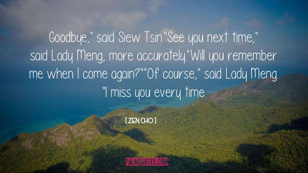 Tsin quotes by Zen Cho