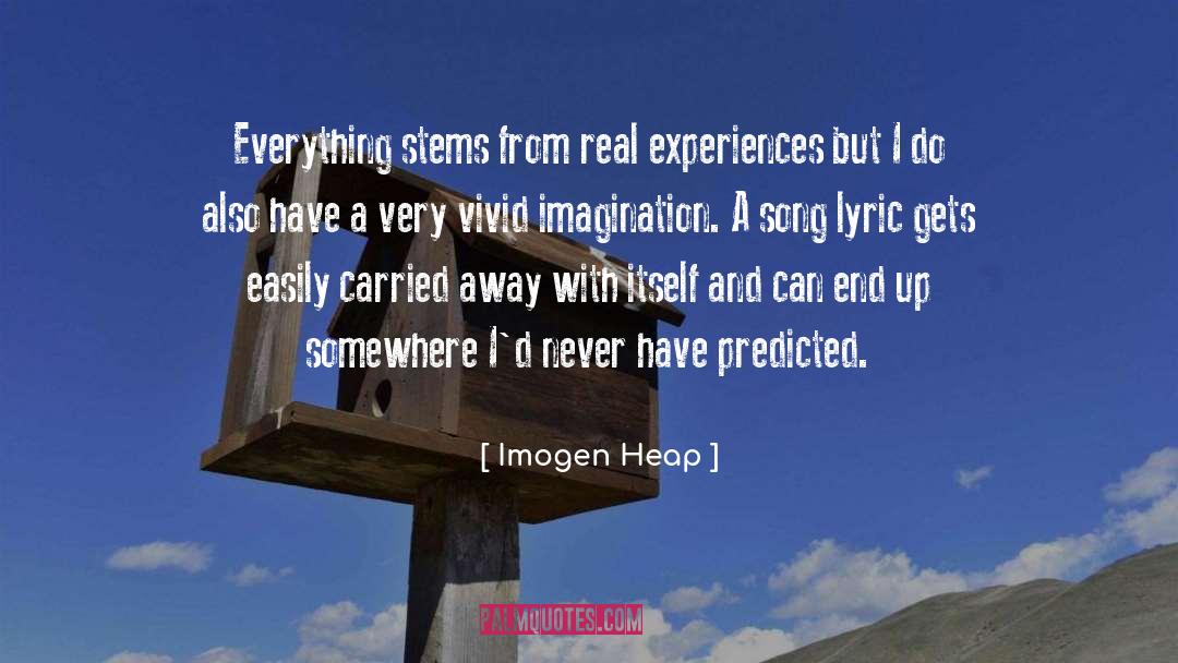 Tssf Lyric quotes by Imogen Heap