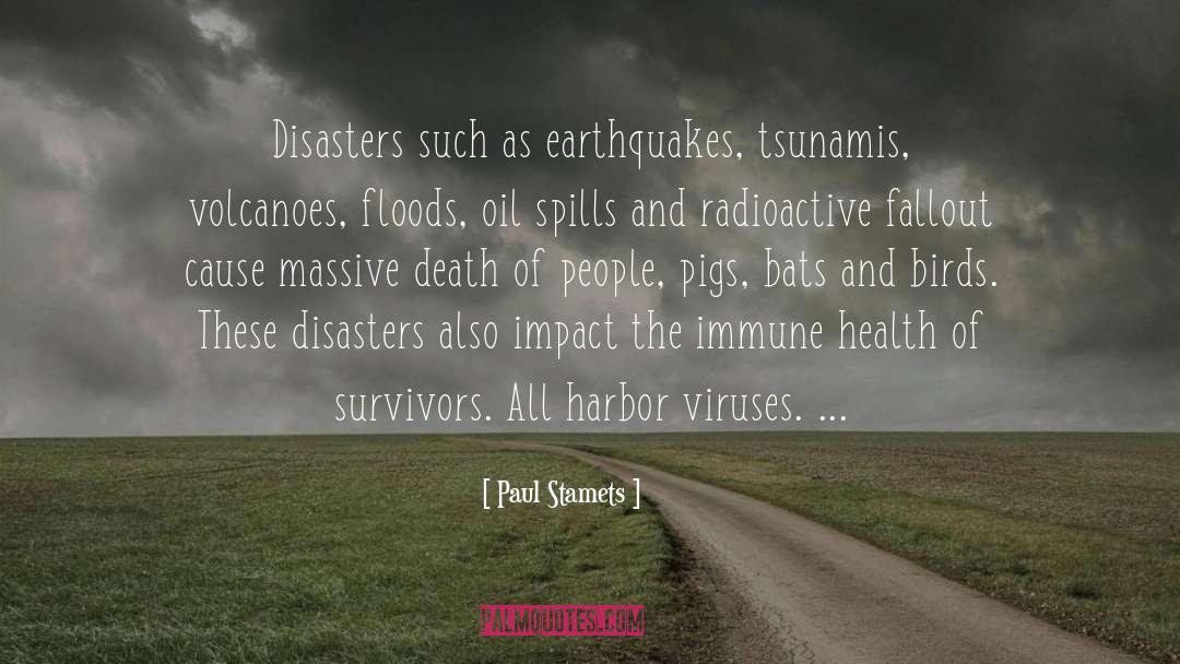 Tsunami quotes by Paul Stamets