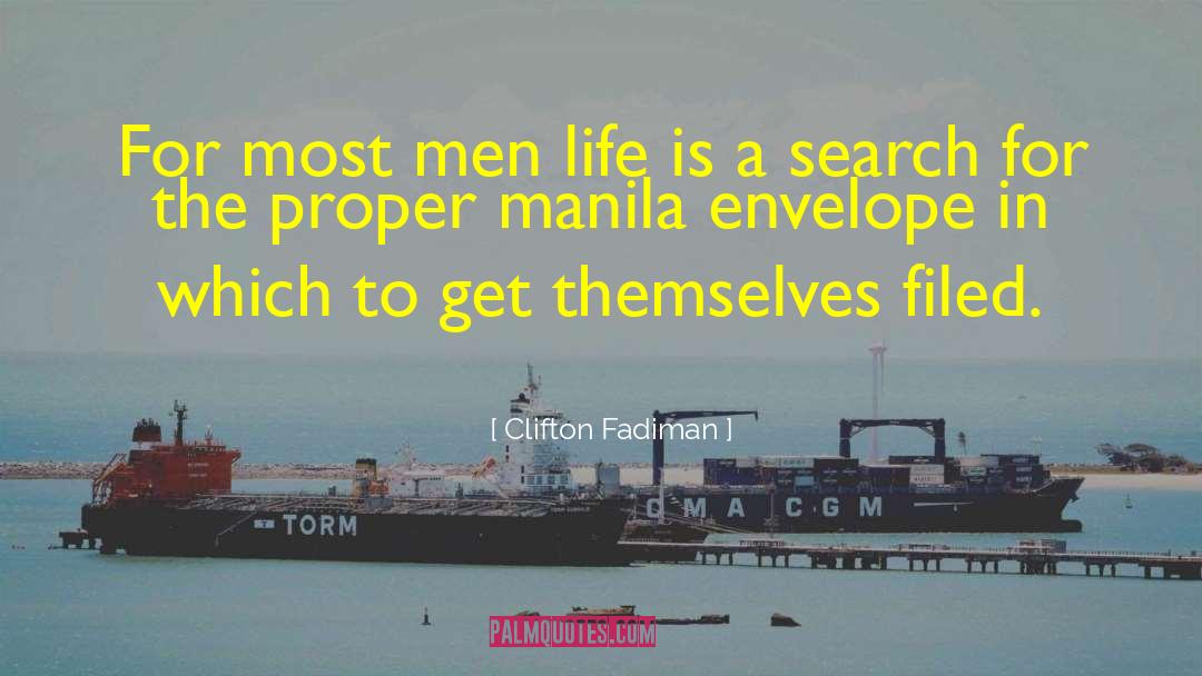 Tuazon Manila quotes by Clifton Fadiman