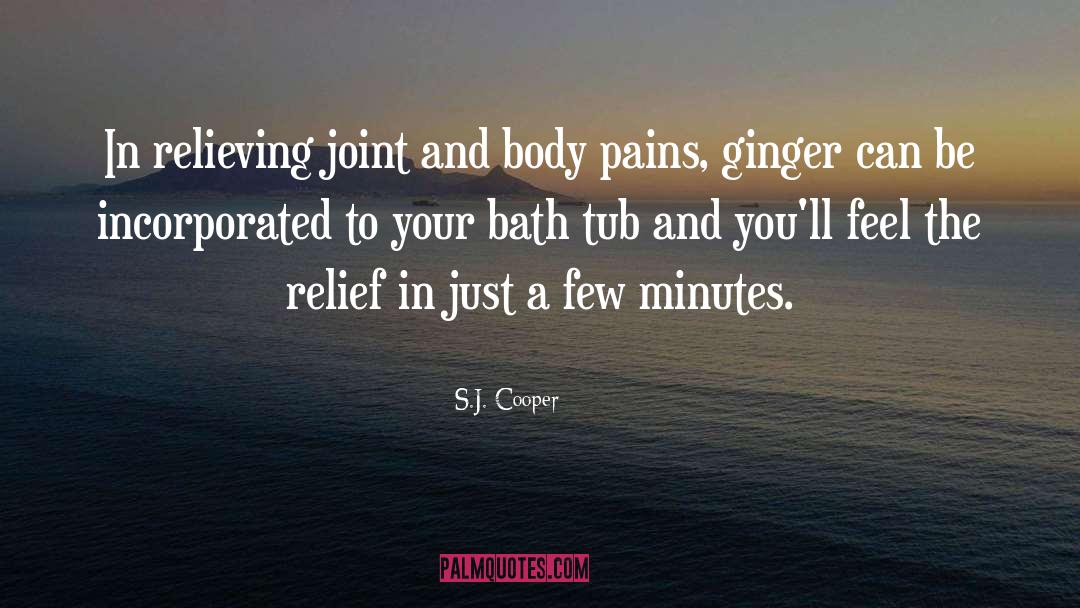 Tub quotes by S.J. Cooper