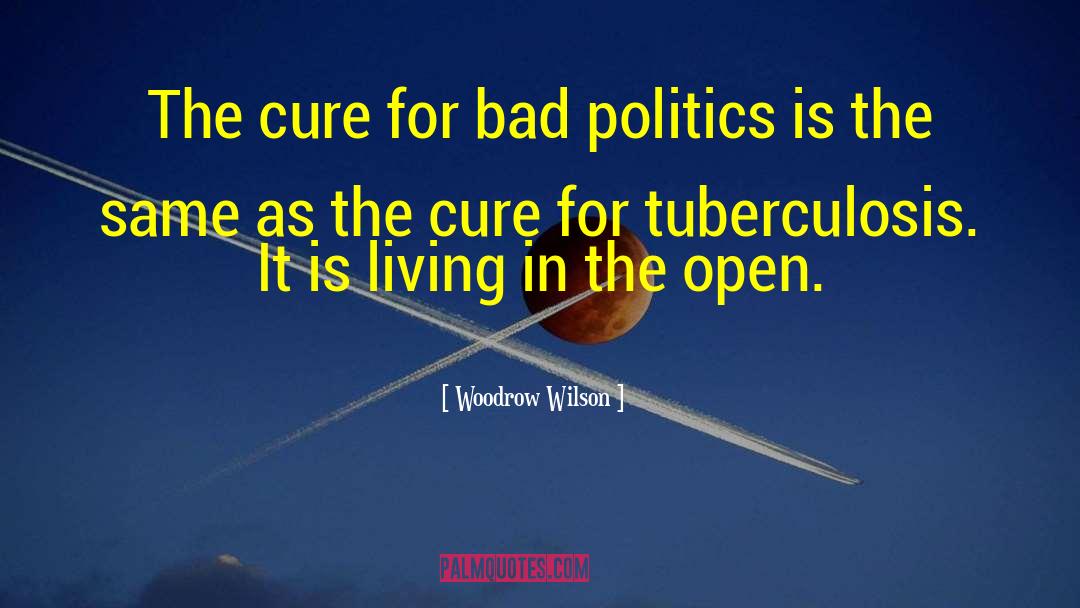 Tuberculosis quotes by Woodrow Wilson