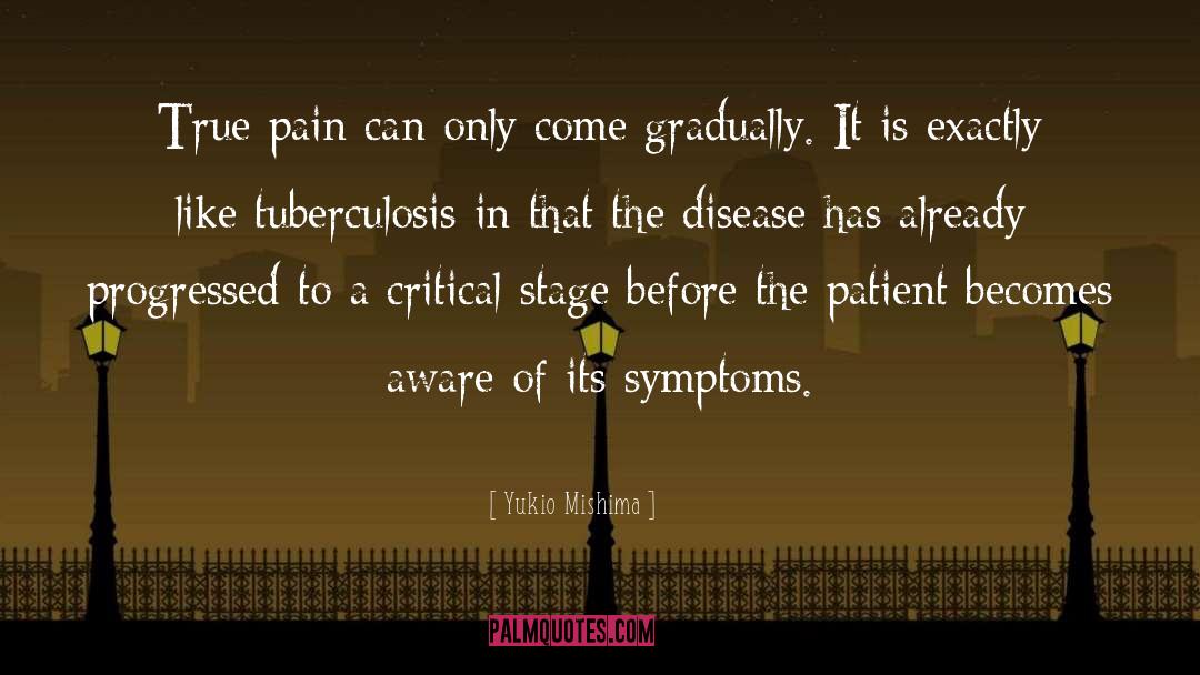 Tuberculosis quotes by Yukio Mishima