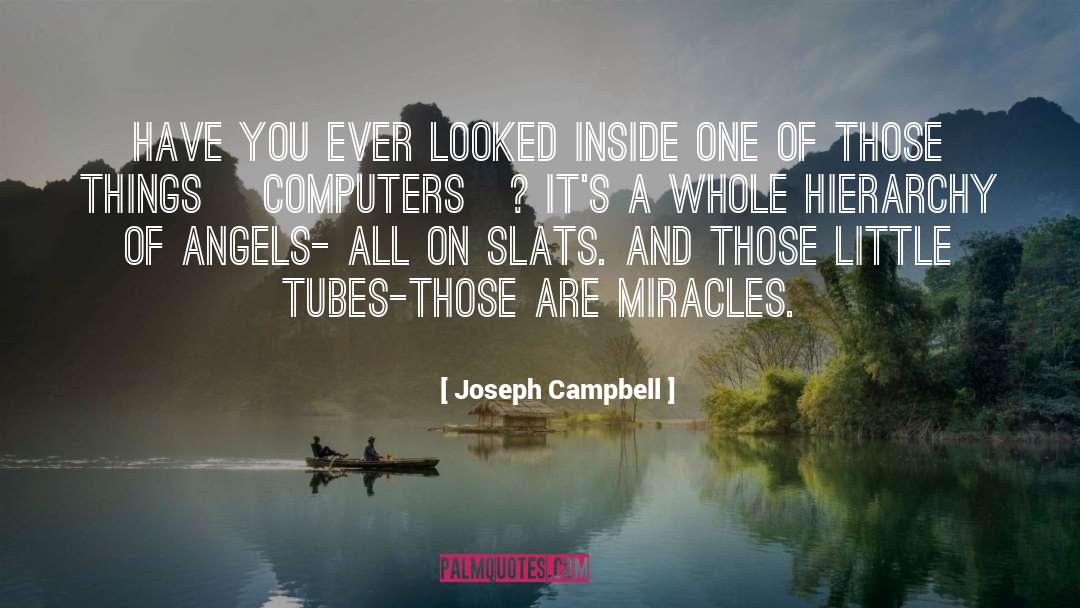 Tubes quotes by Joseph Campbell
