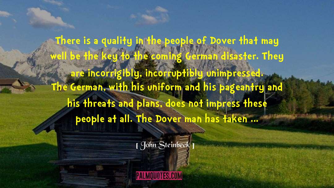 Tuerk Dover quotes by John Steinbeck