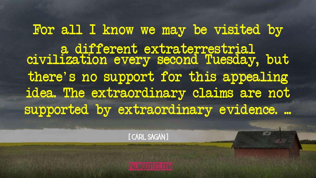 Tuesday quotes by Carl Sagan